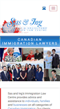 Mobile Screenshot of canadian-visa-lawyer.com